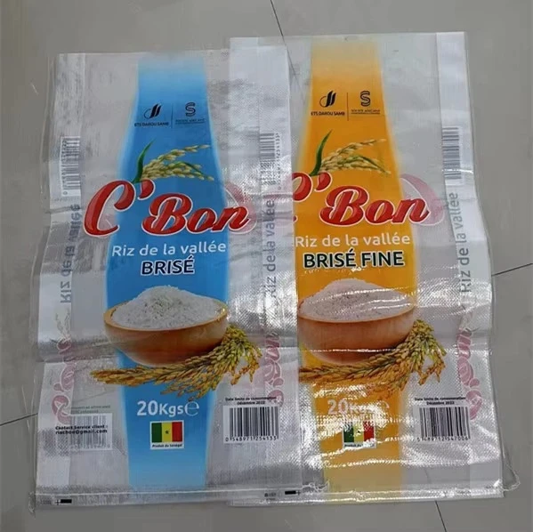 Rice Packaging Woven Bags For Africa factory
